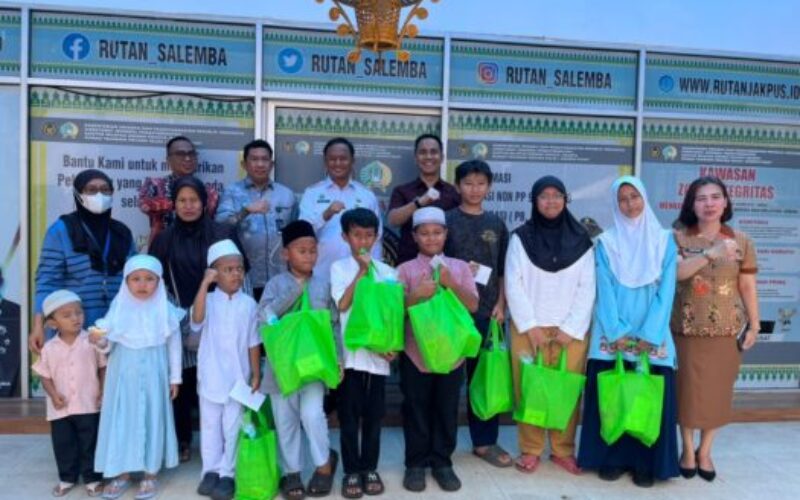 Wujudkan Kepedulian Sosial,Rutan Kelas 1 Jakpus Berbagi Bersama Anak Yatim dan Masyakarat Sekitar