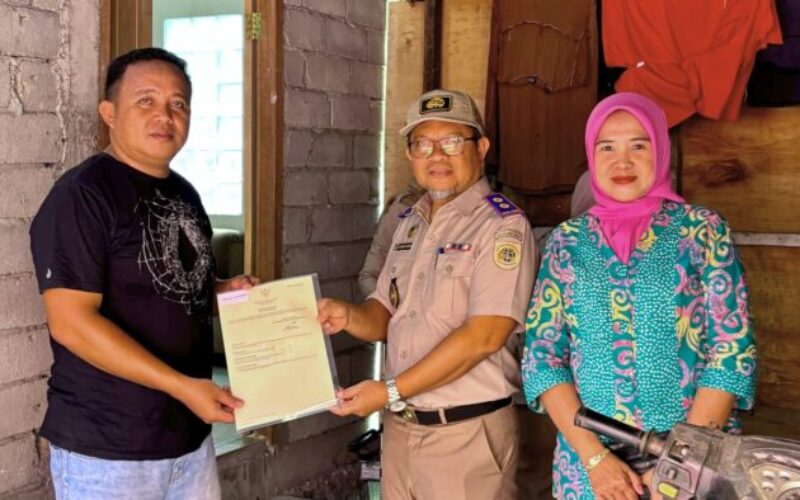 Penyerahan Sertipikat PTSL 2026 di Desa Tutuyan Dilakukan Door to Door