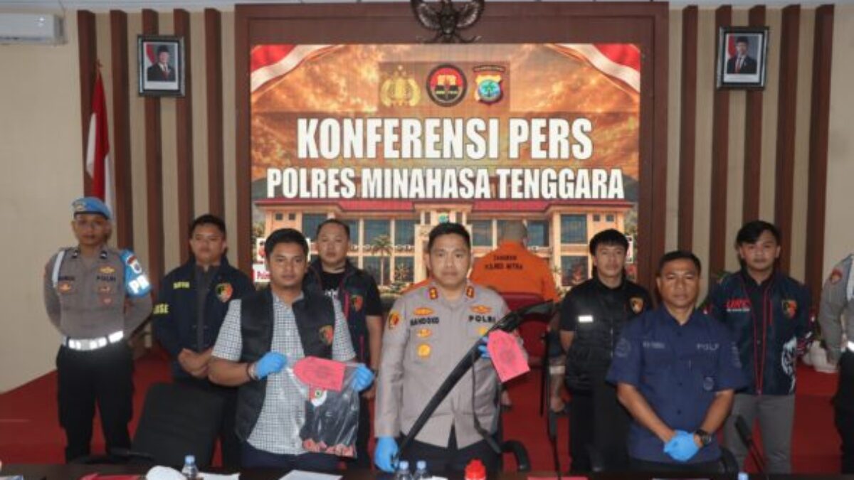 Polres Mitra Tangkap Dua Tersangka Pembunuhan di Basaan