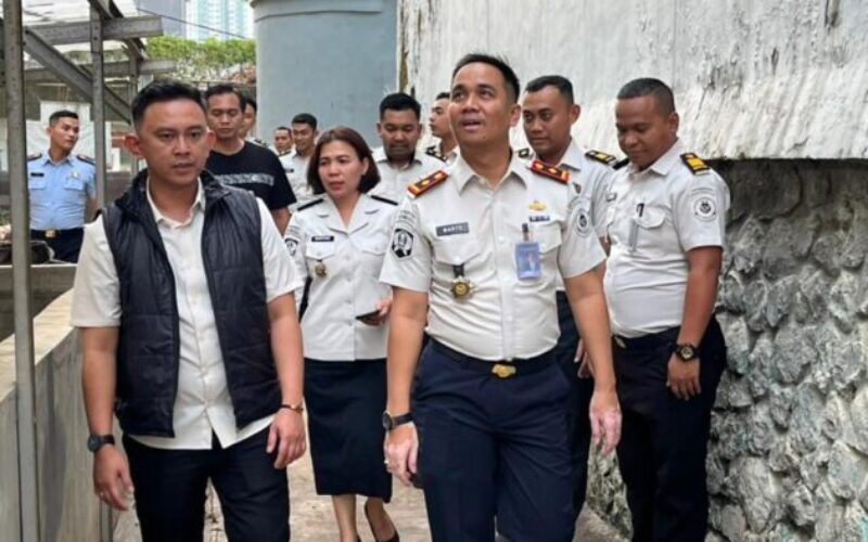 Karutan Jakpus Bersama Jajaran Gelar Troling Area  Deteksi Dini Gangguan Kamtib