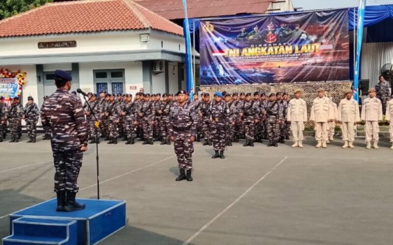 Lanal Tegal Gelar Upacara Peringatan Hari Jadi Ke -81 TNI AL