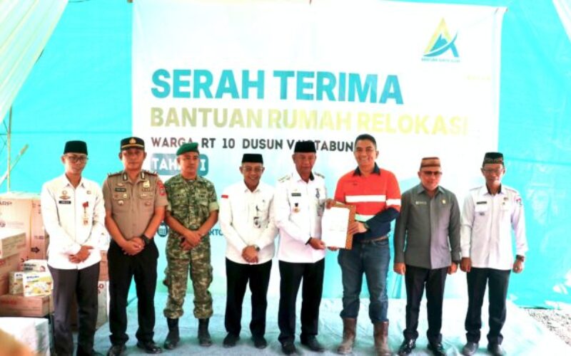 PT ASA Serahkan 20 Rumah Relokasi Warga Kotabunan
