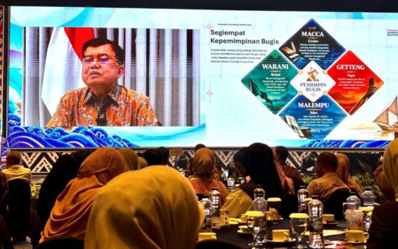 Jusuf Kalla Ungkap 4 Nilai Kepemimpinan Bugis