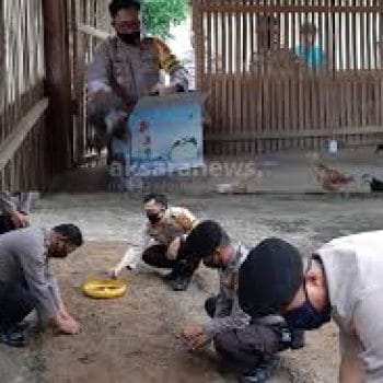 New Normal, Kapolres Ajak Masyarakat Berkebun Jaga Ketahanan Pangan